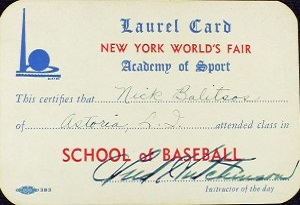 Fred Hutchsion Laurel Card