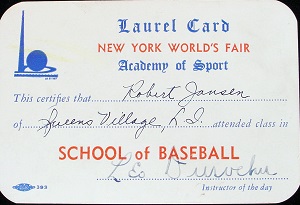 Leo Durocher Laurel Card