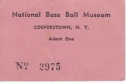 Ticket used June 12, 1939 - Elmer M Daily Estate
