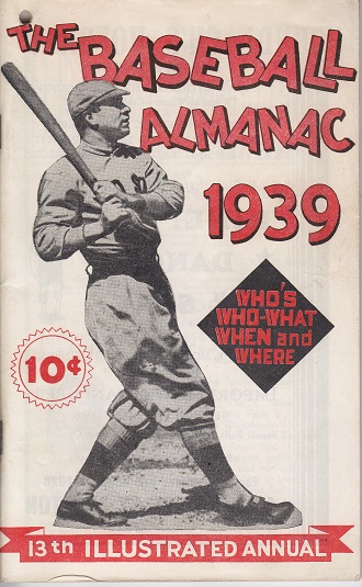 1939 Baseball Almanac
