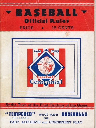 1939 Official Rules