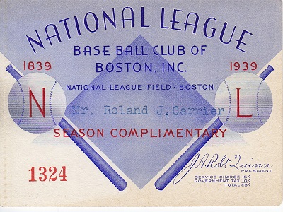 1939 National League Boston Bees