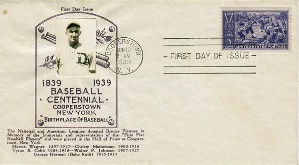 855 First Day Cover - Crosby Cobb