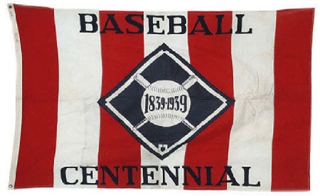 Official Baseball Centennial Flag