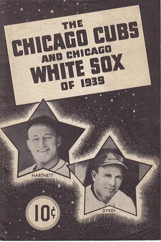 Chicago Cubs and White Sox Centennial Program