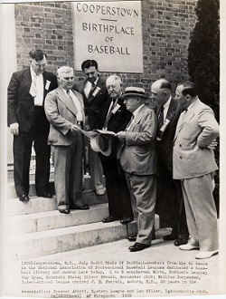 Dedication of the Baseball Library July 9, 1939