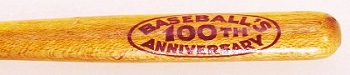 Centennial Bat Pencils and 100th Anniversary Advertiising Bat Pencils