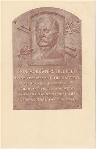 1937 Morgan Bulkey Hall of Fame Plaque