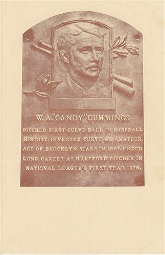 1939 William cummings Hall of Fame Plaque