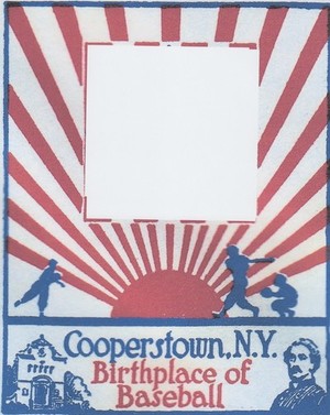 Cobbett's Vignette and Frame surrounds National Centennial emblem